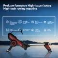 HARISON OMEGA W3820 Track eco Luxury Commercial Self-Generating Wind Resistance Dual Power Rowing Machine-5