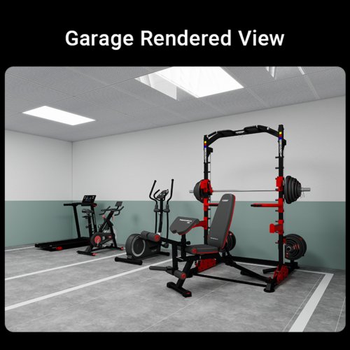 Gym Transformation Plan for Two Garage Plan A-16