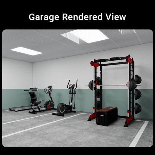 Gym Transformation Plan for Two Garage Plan B-17