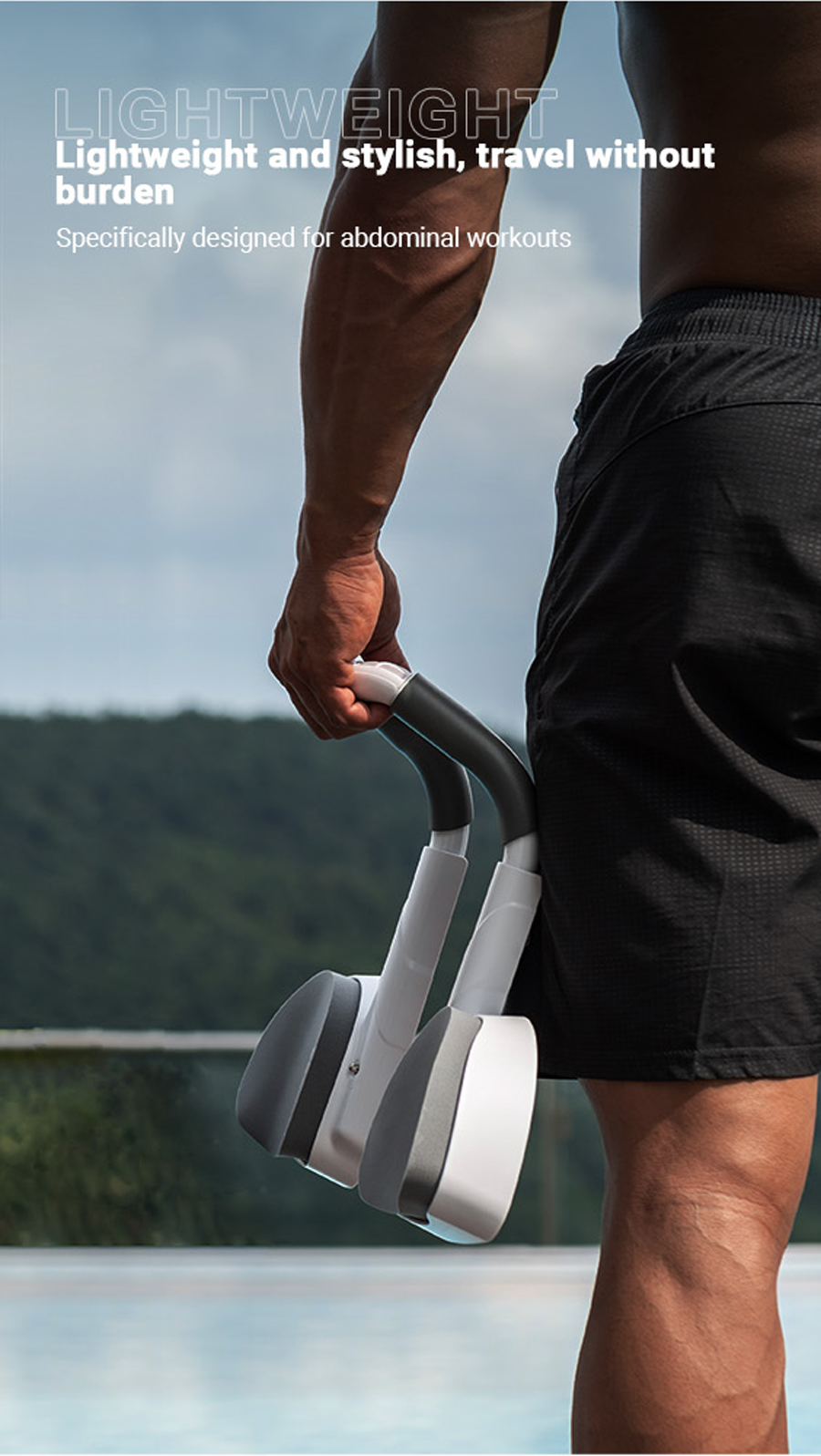 The adjustable pads provide targeted support