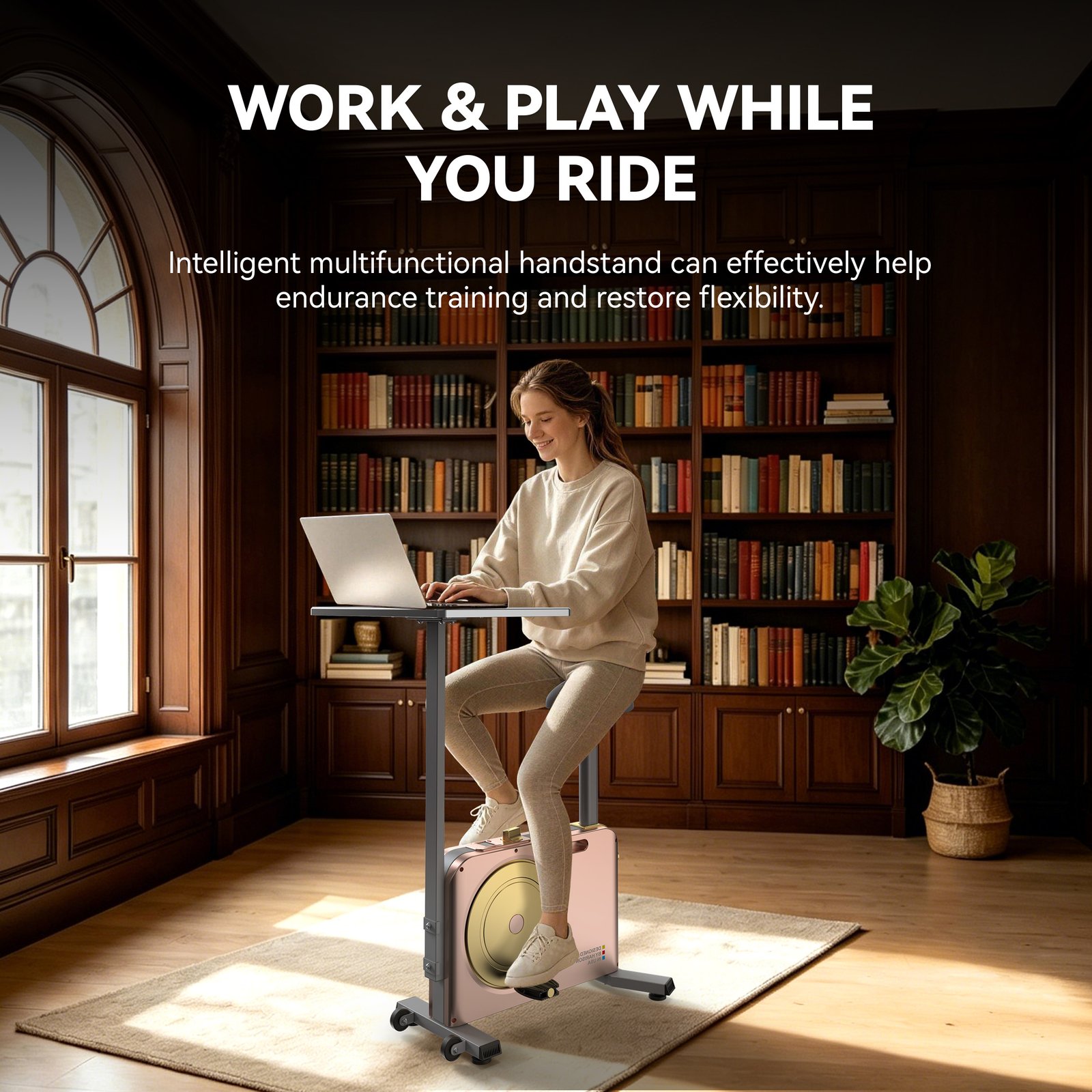 HARISON All-in-One Workstation & Exercise Bike