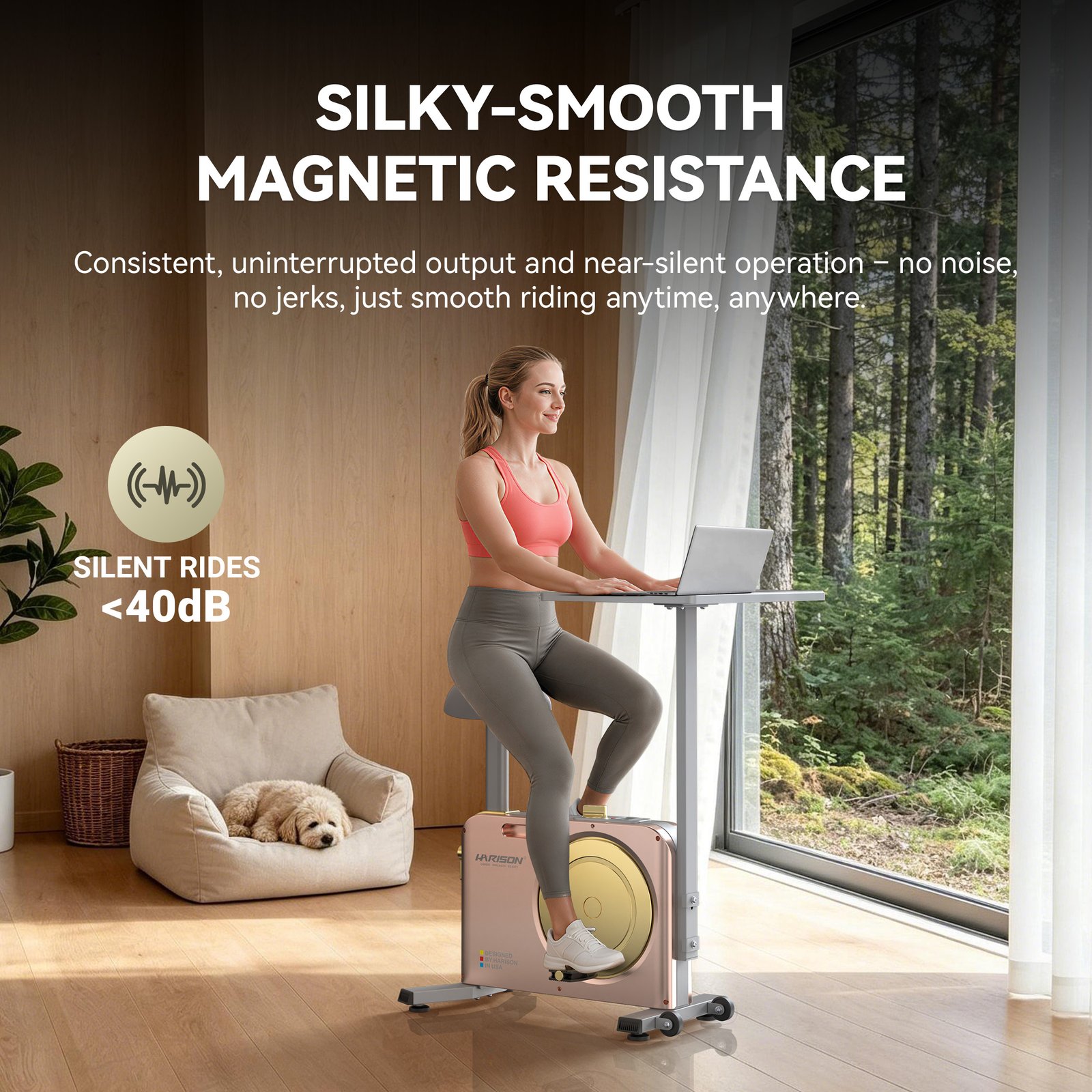 Smooth And Quiet Pedalling Motion