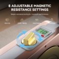 8 Levels Adjustable Magnetic Resistance System