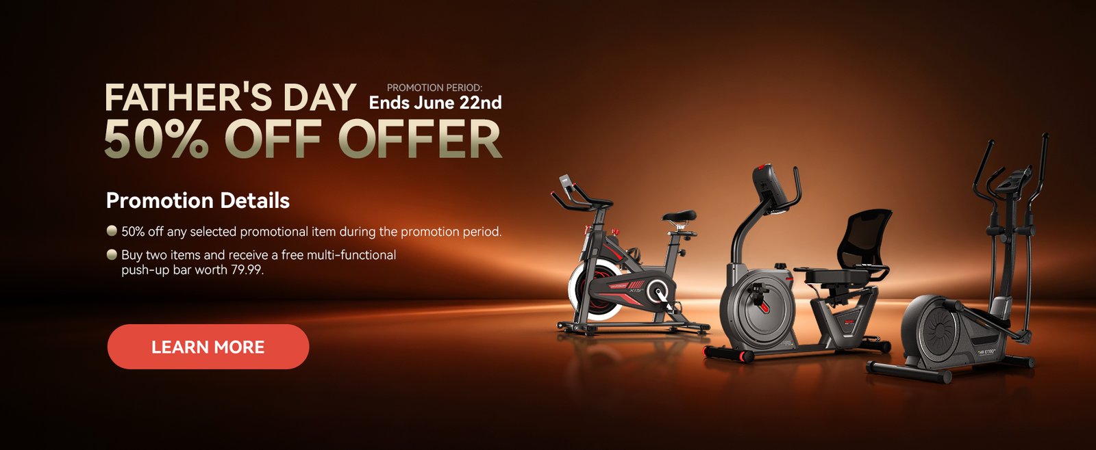Father's Day 50% off promotion
